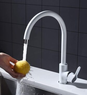 Mejor grifo de cocina blanco