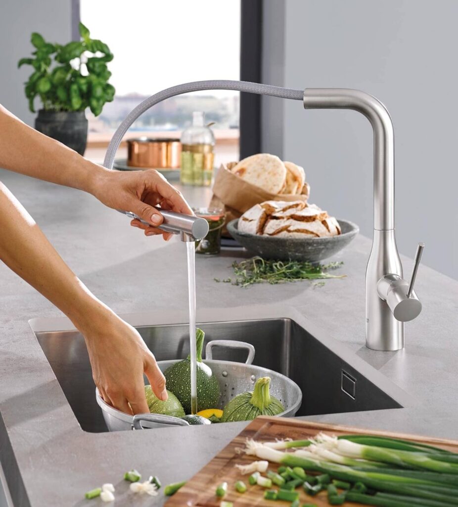 grifo extraíble de cocina